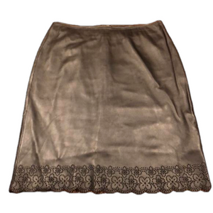 “be” Brand Black 100% Leather Skirt Size 8